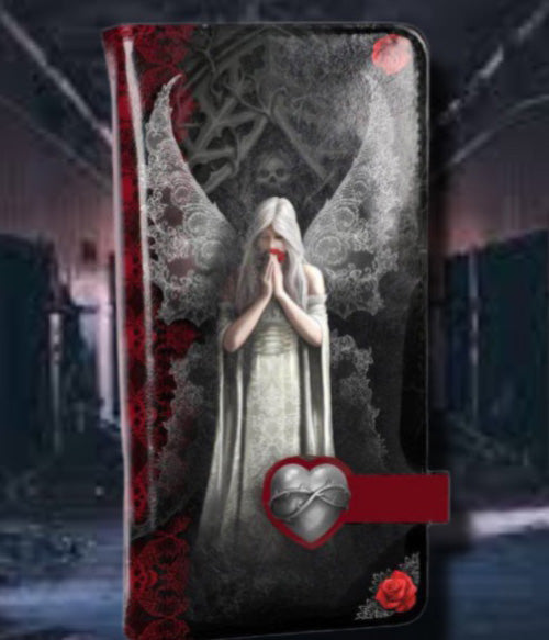 Anne Stokes Only Love Remains Embossed Purse Angel Clothing