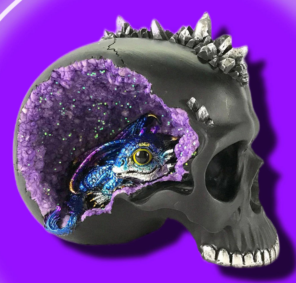 Geode Crystal Skulls