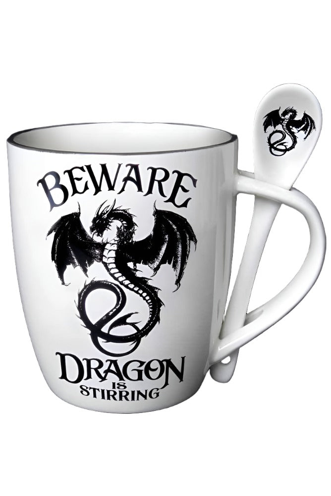 Dragon is Stirring Mug and Spoon Set