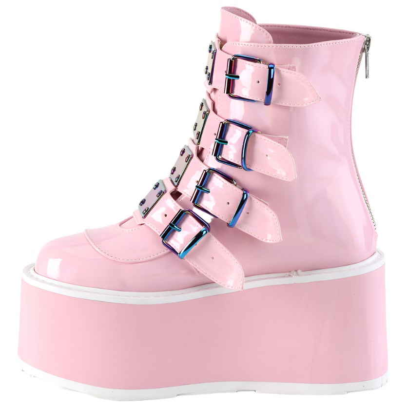 pastel pink boots