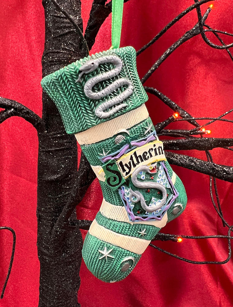 Harry Potter Slytherin Stocking Hanging Ornament