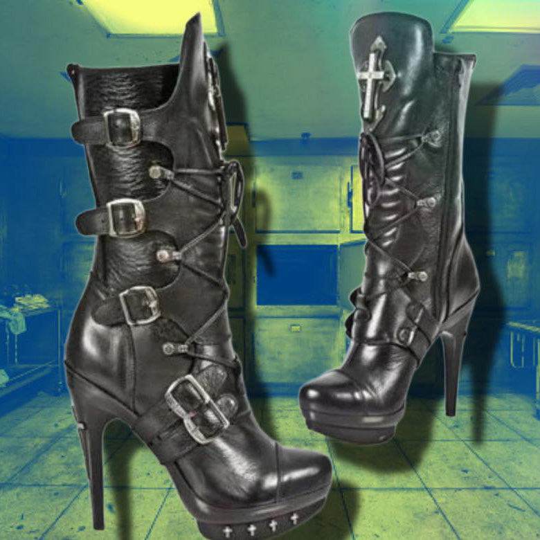 New rock best sale stiletto boots