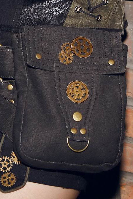 Steampunk on sale waist bag