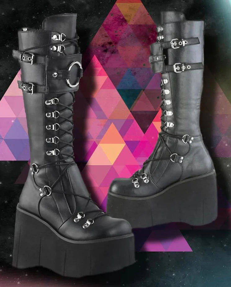 DemoniaCult Kera-200 Black Vegan Leather Boots: A Shockingly Good Choice?