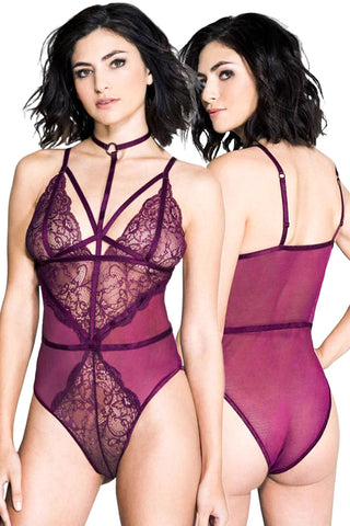 Music Legs Burgundy Teddy 80043