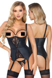 Abierta Fina Suspender Shirt and Thong | Angel Clothing