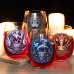 Anne Stokes Elemental Stemless Wine Glasses | Angel Clothing