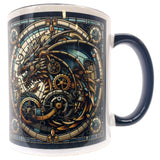 Steampunk Blue Dragon Mug Art031 | Angel Clothing