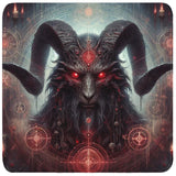 Oakhart Baphomet Coaster Set | Angel Clothing