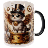 Steampunk Kitty Mug Art099 | Angel Clothing