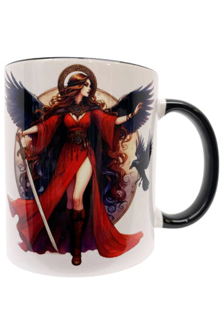 Morrigan and Crow Mug Art102 | Angel Clothing