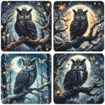 Gothic Owl Coaster Set | Angel Clothing