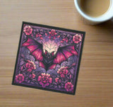 Bat Glass Coaster Set | Angel Clothing