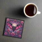 Bat Glass Coaster Set | Angel Clothing