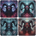 Oakhart Baphomet Coaster Set | Angel Clothing