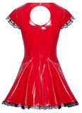 Black Level Red Vinyl Dress | Angel Clothing