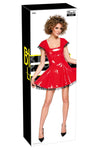 Black Level Red Vinyl Dress | Angel Clothing