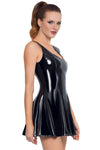 Black Level Short Vinyl Dress | Angel Clothing