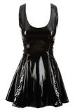 Black Level Short Vinyl Dress | Angel Clothing