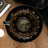 Black Talking Board Teacup and Saucer | Angel Clothing