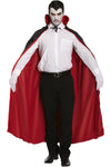 Fancy Dress Black / Red Cape Reversable | Angel Clothing