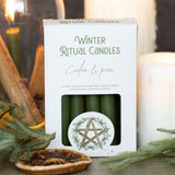 Cedar and Pine Winter Ritual Spell Candles | Angel Clothing