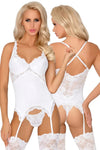 Corsetti White Alazne Corset Set | Angel Clothing