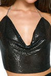 Cottelli Shimmering Metal Top | Angel Clothing