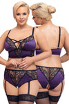 Cottelli Curves Purple Set | Angel Clothing