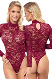 Cottelli Lingerie Bordeaux Body | Angel Clothing