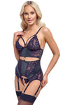 Cottelli Lingerie Sophisticated Basque Set | Angel Clothing