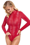 Cottelli Party Red Snakeskin Look Body | Angel Clothing