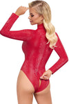 Cottelli Party Red Snakeskin Look Body | Angel Clothing