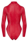 Cottelli Party Red Snakeskin Look Body | Angel Clothing