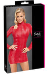 Cottelli Party Red Snakeskin Look Dress | Angel Clothing