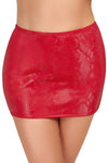 Cottelli Party Red Snakeskin Look Skirt | Angel Clothing