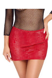 Cottelli Party Red Snakeskin Look Skirt | Angel Clothing