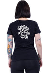 Cupcake Cult Cat Skull T-Shirt (L) | Angel Clothing