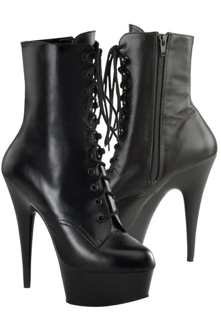 Pleaser DELIGHT-1020 Boots Leather | Angel Clothing