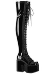 DemoniaCult CAMEL 300 Boots PVC | Angel Clothing