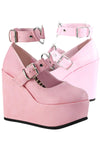 DemoniaCult POISON-99-2 Shoes Pink (UK3, 7, 9) | Angel Clothing