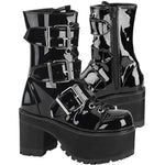 DemoniaCult RANGER 308 Boots Patent (UK4) | Angel Clothing