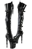 Pleaser Rapture 3028 Patent Boots | Angel Clothing