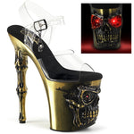 Pleaser Rapture 808-LT Brass Shoes | Angel Clothing