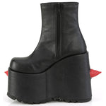 DemoniaCult SLAY 77 Black Red Boots | Angel Clothing