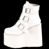 DemoniaCult SWING 105 Boots White | Angel Clothing