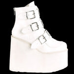 DemoniaCult SWING 105 Boots White | Angel Clothing