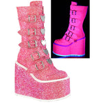 DemoniaCult SWING 230G Boots Pink | Angel Clothing