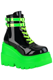 DemoniaCult Shaker 52 Boots Neon Green | Angel Clothing