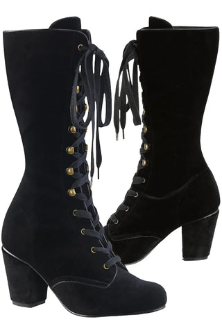 DemoniaCult VIVIKA-205 Boots Velvet | Angel Clothing